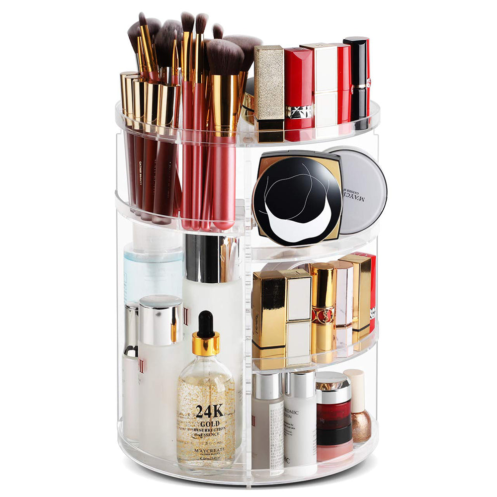 Large Capacity Rotating Cosmetic Organizer