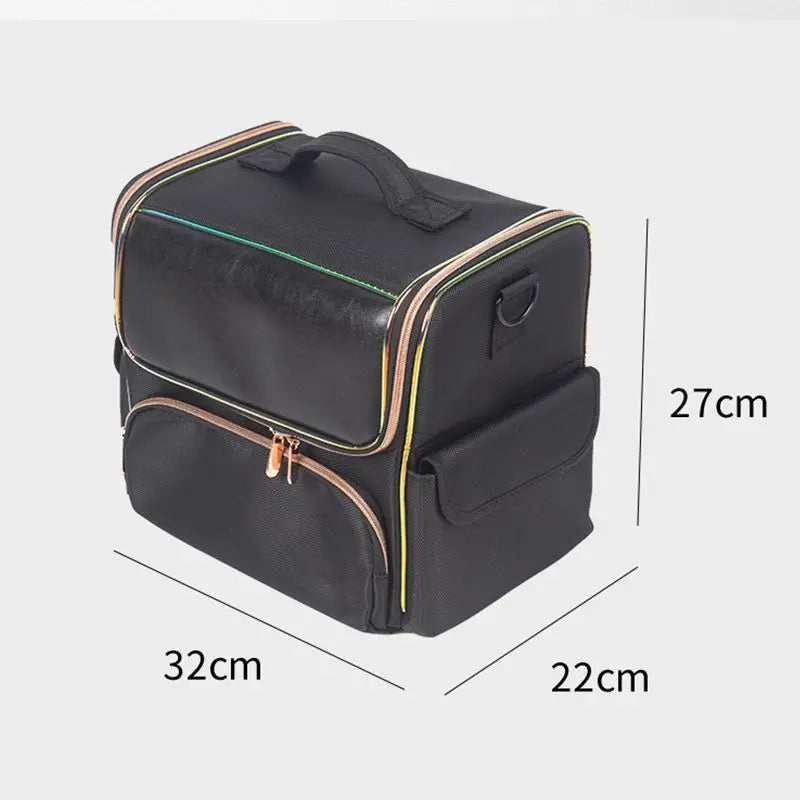 Large Capacity Women Travel Cosmetic Organizer Suitcase