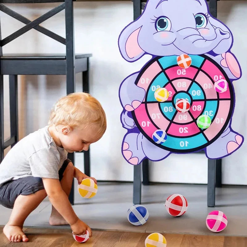 Sticky Ball Dart Board For Children