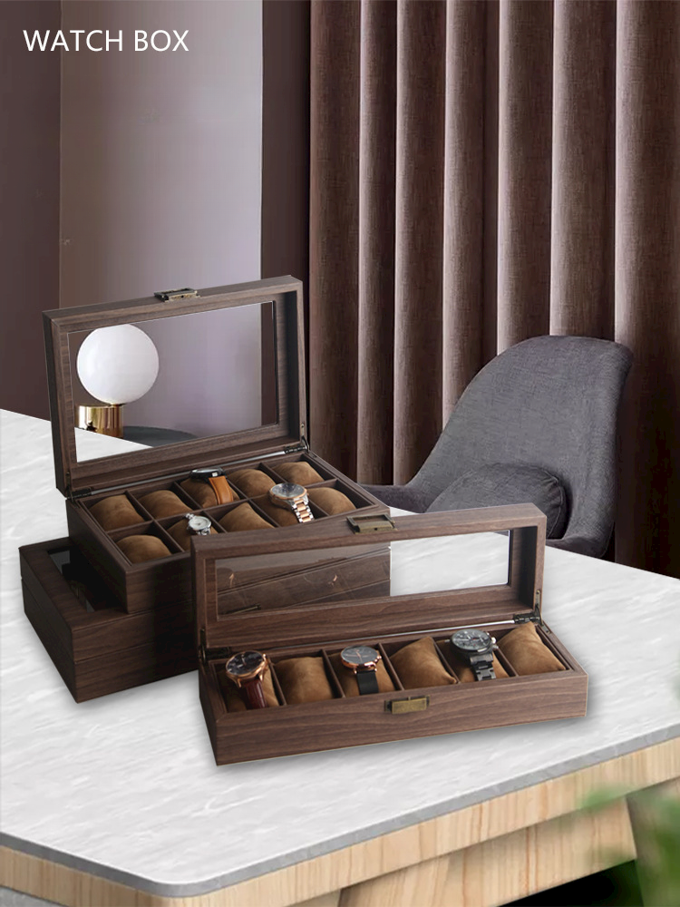 Wooden Luxury Wrist watch Storage box