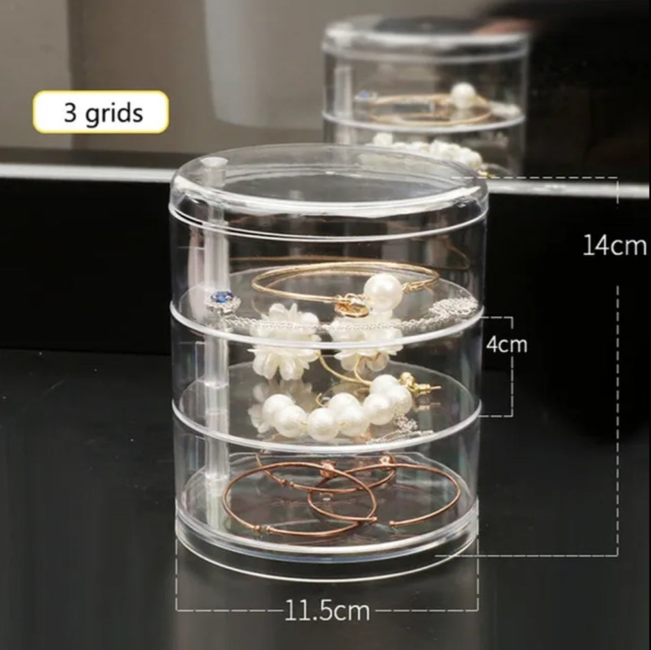 Acrylic Rotatable  Jewelery Organizer