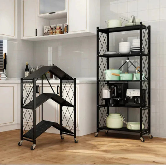 3 LAYER FOLDING KITCHEN RACK