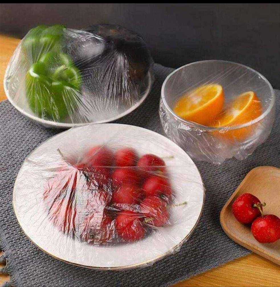 Disposable Cling Film Cover Elastic Food Cover 100+/- Pcs Each Pack