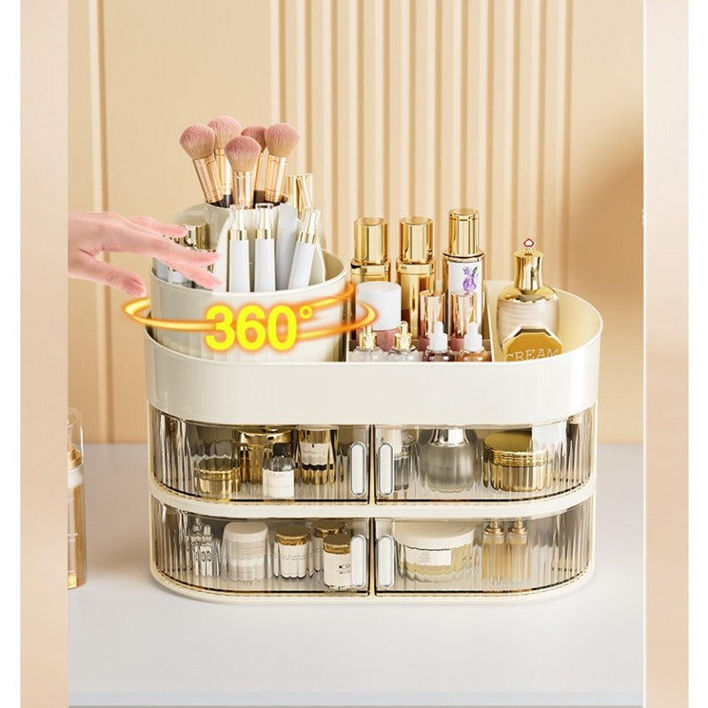 Large Capacity Desktop Cosmetic And Jewelery Organizer