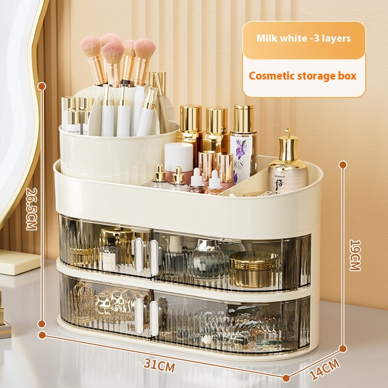 Large Capacity Desktop Cosmetic And Jewelery Organizer