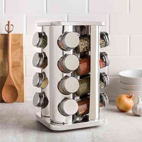 Stainless Steel 12 Pcs Jar Rack