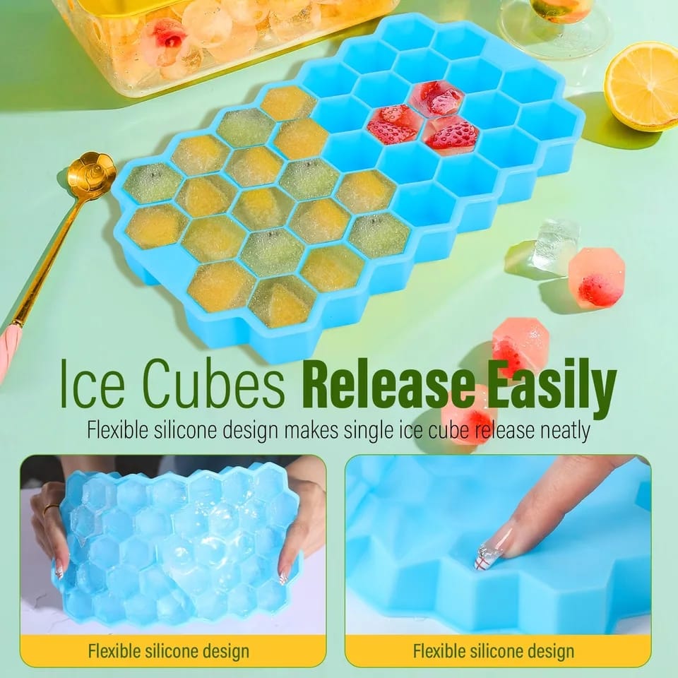 HONEYCOMB  SILICONE ICE SQUBE TRAY