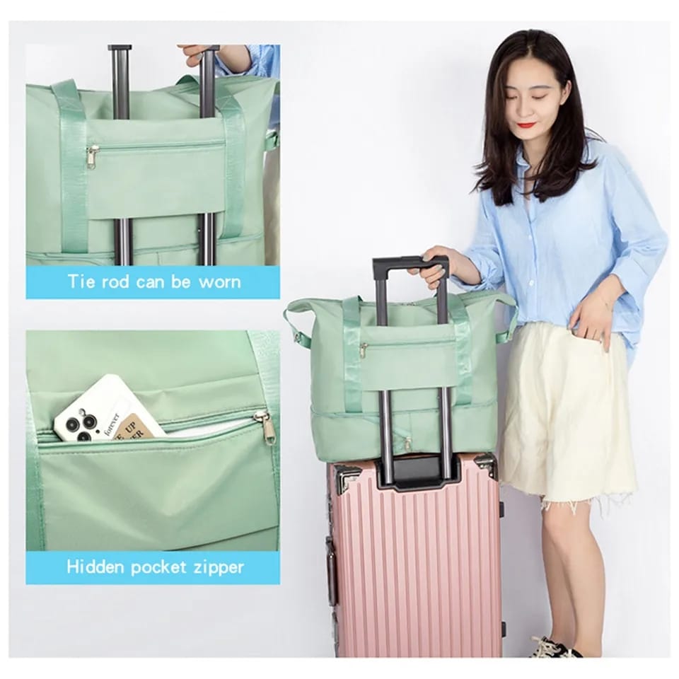 Folding Travel Bag, Portable Lightweight Carry on Luggage Bags