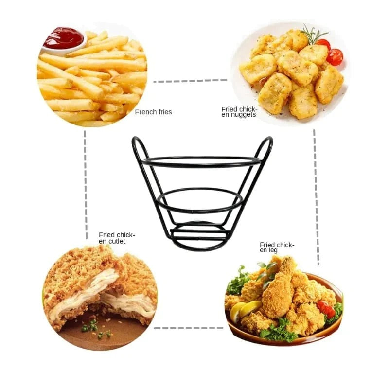 Mini Round Iron Fries Basket