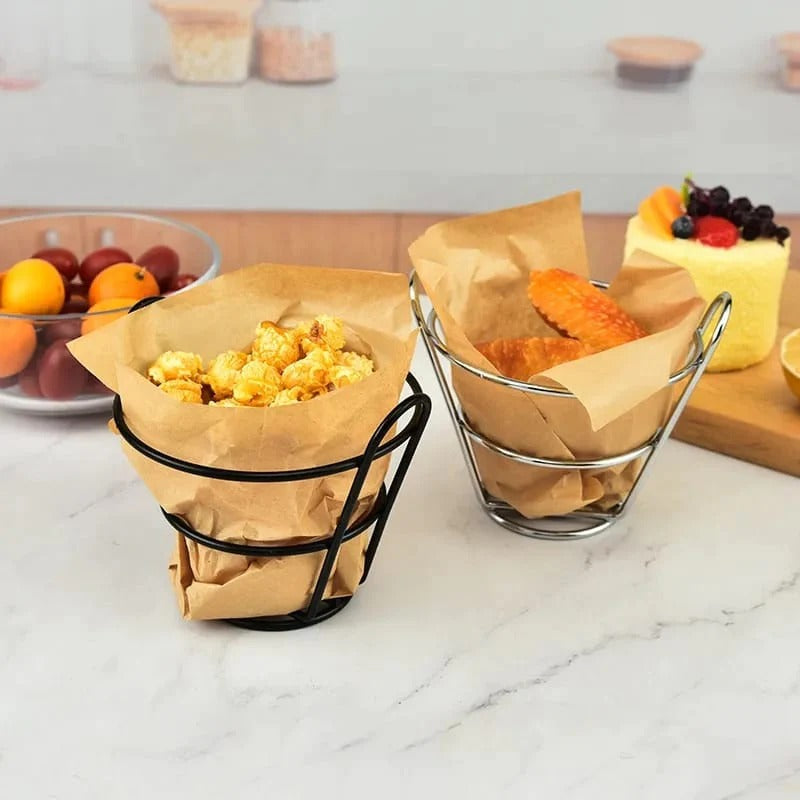 Mini Round Iron Fries Basket