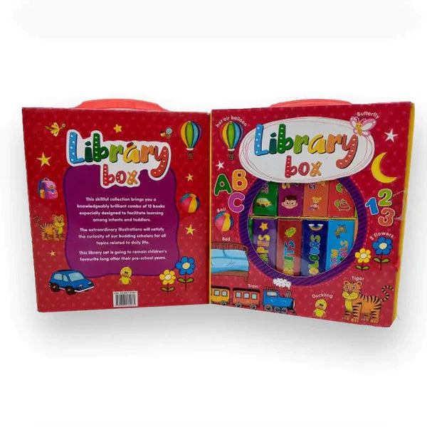 Library Book For Kids Learnings (Pack Of 12)