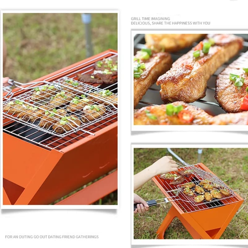 BAR B Q stainless steel fish and chicken grill