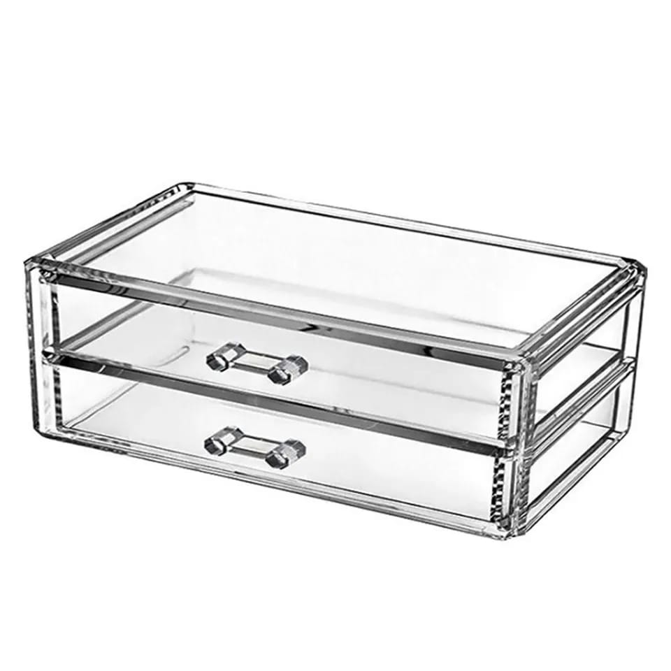 Acrylic Makeup Cosmetic Case Storage Drawer Box Organizer