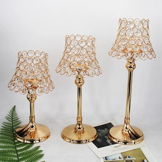 Crystal Lamp Style Candle Stand