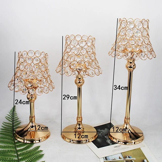 Crystal Lamp Style Candle Stand