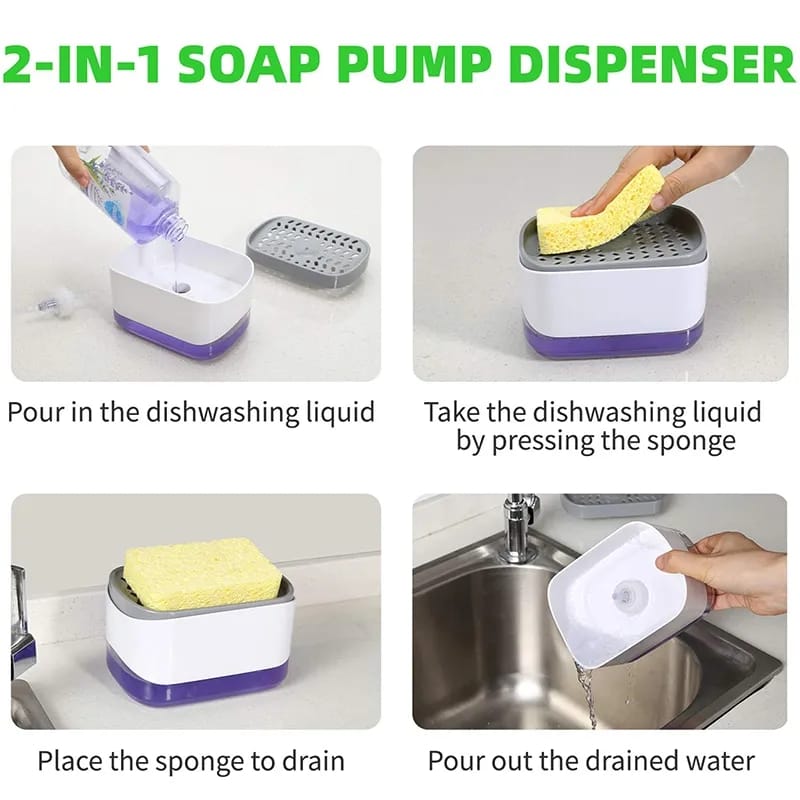 New Soap Dispenser Pump With Sponge