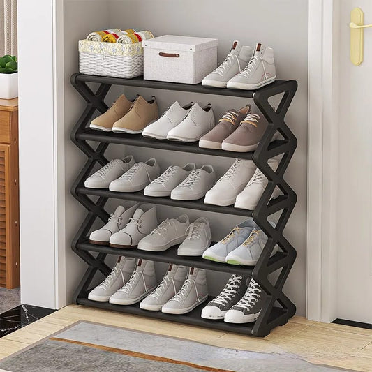 5 Layer Folding Shoe Rack Organizer