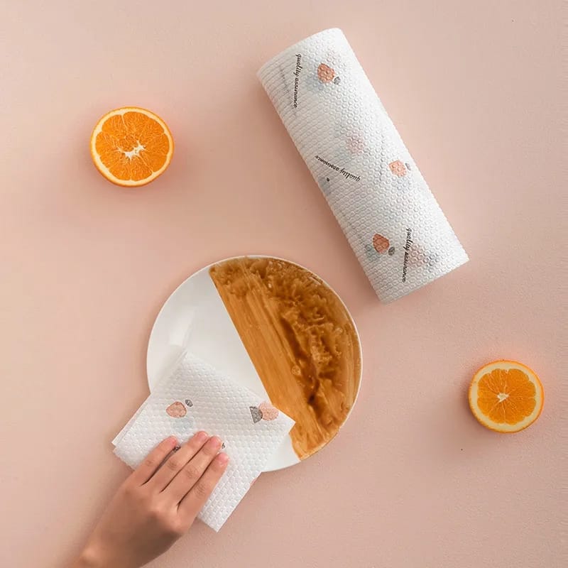 Printed Reusable Tissue Roll