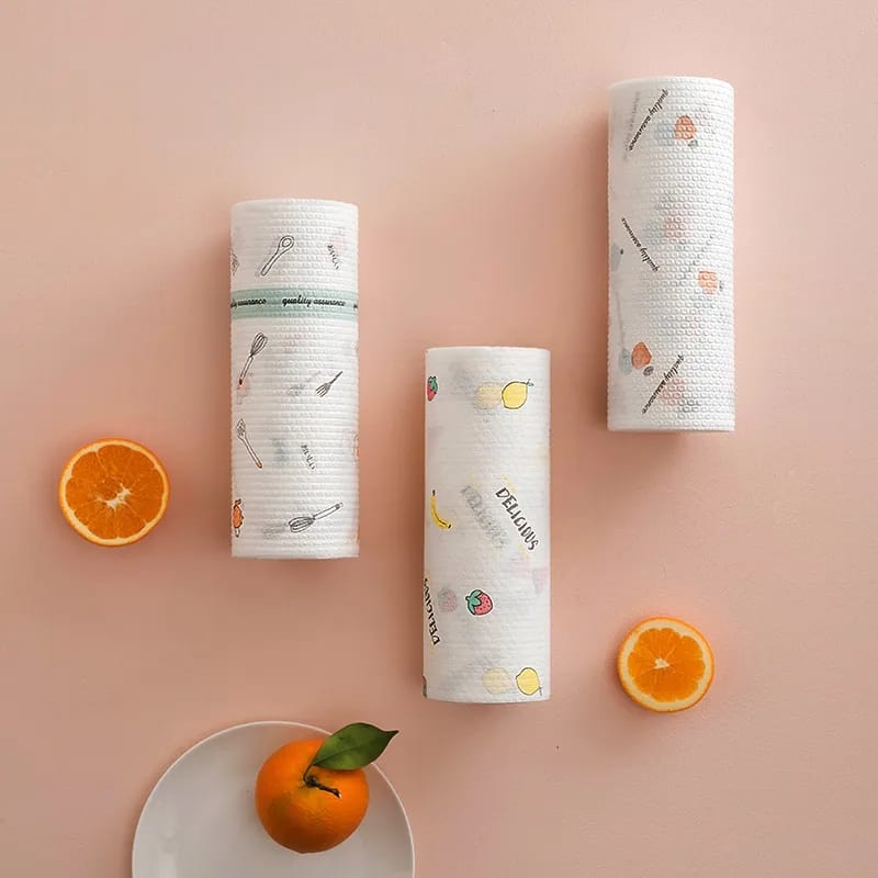 Printed Reusable Tissue Roll