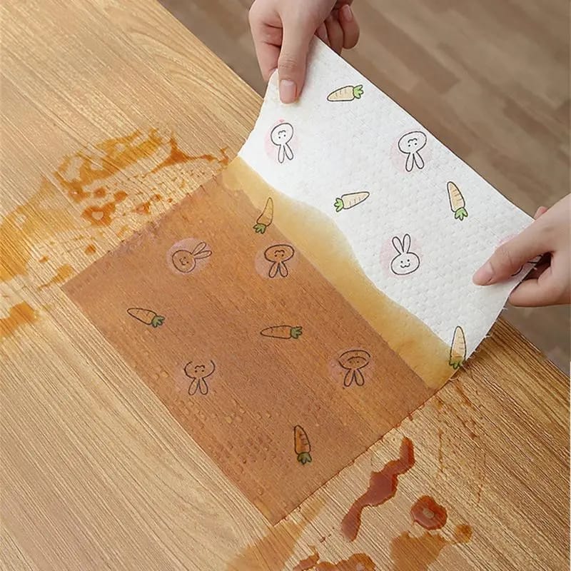 Printed Reusable Tissue Roll