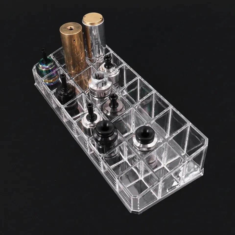 Large-capacity lipstick storage box, transparent lipstick desktop storage box