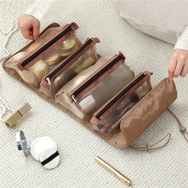 Foldable Makeup & Cosmetic Pouch