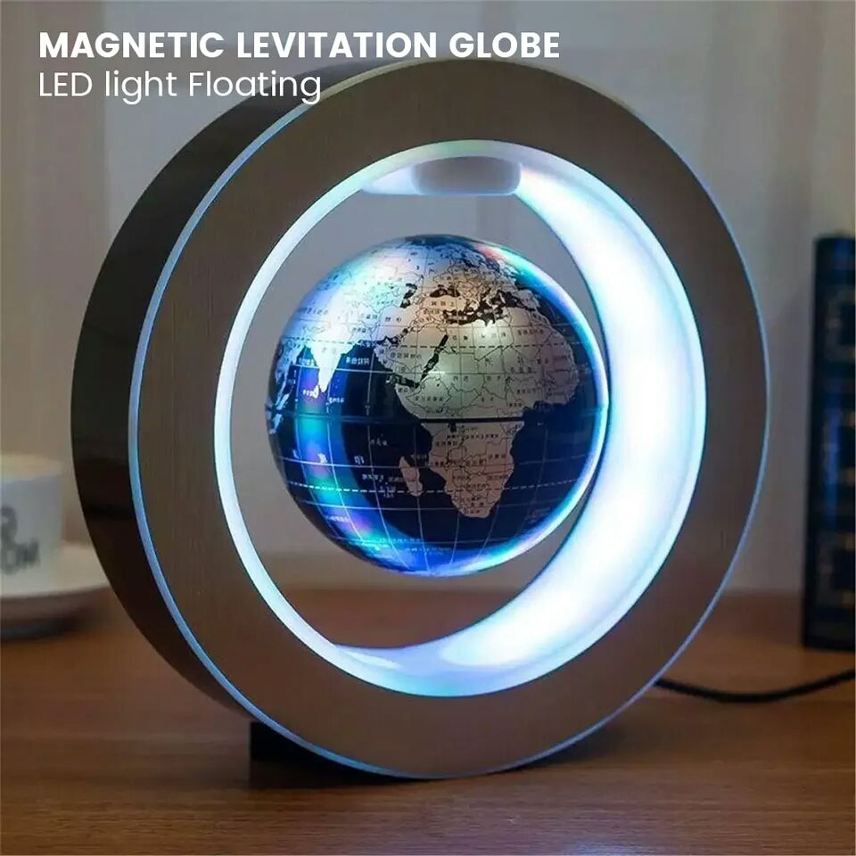 LED Novelty Round Floating Globe Magnetic Levitation Antigravity Children