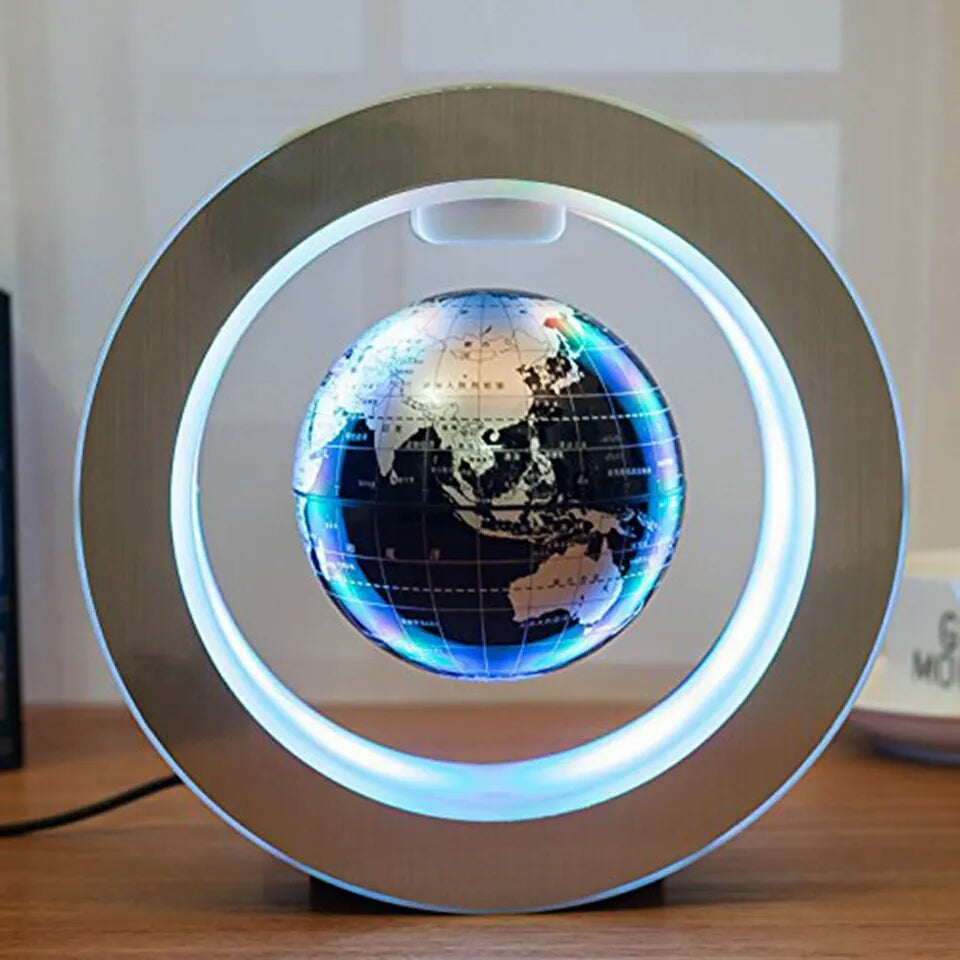 LED Novelty Round Floating Globe Magnetic Levitation Antigravity Children