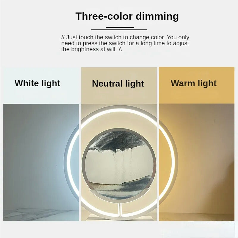 Modern LED Circle Table Lamp