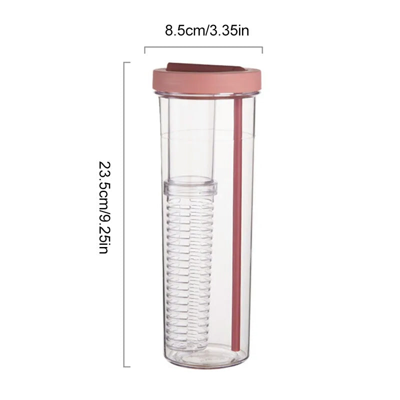 700ml Fruit Infuser Water Bottle Portable Sports Lemon Juice Bottle