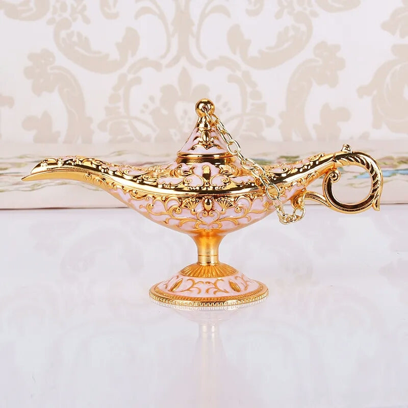 1PC Aladdin wishing Lamp Traditional Hollow Out Fairy Tale Magic