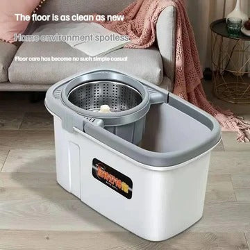 Rectangular Automatic Spin Mop, Hand Free Floor Cleaning Microfiber Mop