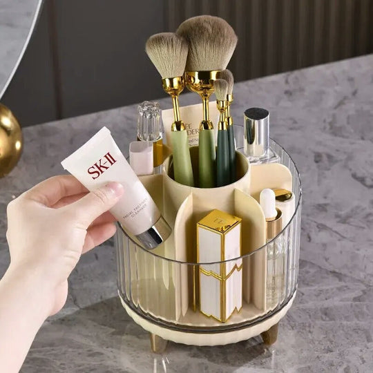 360° Rotating Desk Makeup Organizer