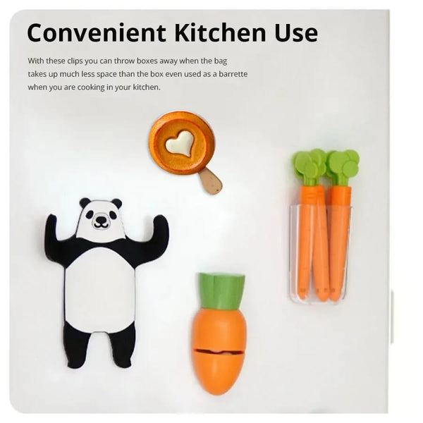 5pcs Carrot Sealing Clips