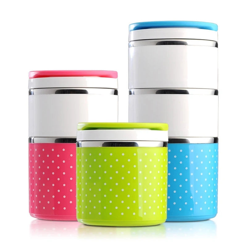 Japanese Stainless Steel Insulated Bento Box