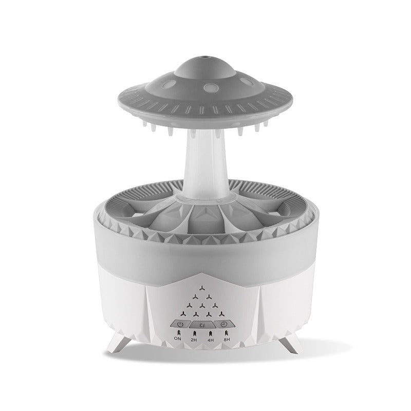 Rain Cloud Humidifier Raindrop Mushroom Humidifier Colorful Night Light Essential Oil Diffuser