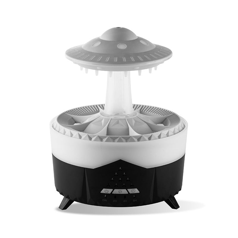 Rain Cloud Humidifier Raindrop Mushroom Humidifier Colorful Night Light Essential Oil Diffuser