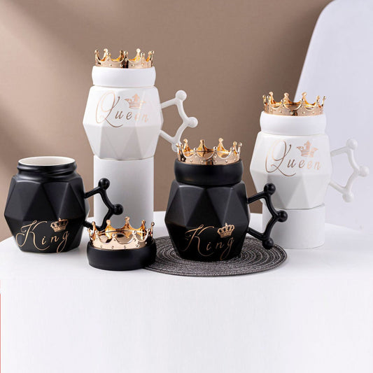 King Queen Mug set