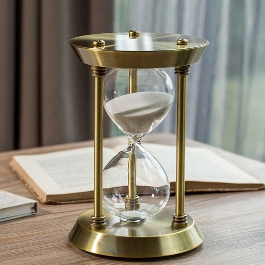 Antique Metal Sand Timer