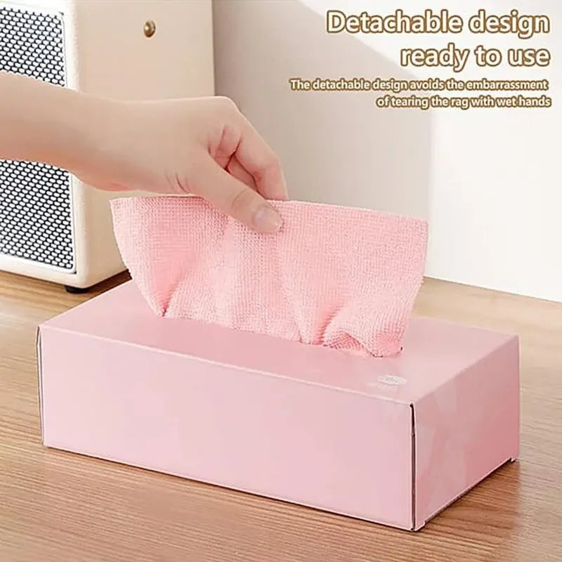 Reusable Pack of 20Pcs/box Microfiber Towel Absorbent Kitchen Cleaning Dishcloths