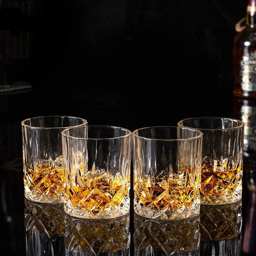 Diamond Style Glass Set-Pack Of 6