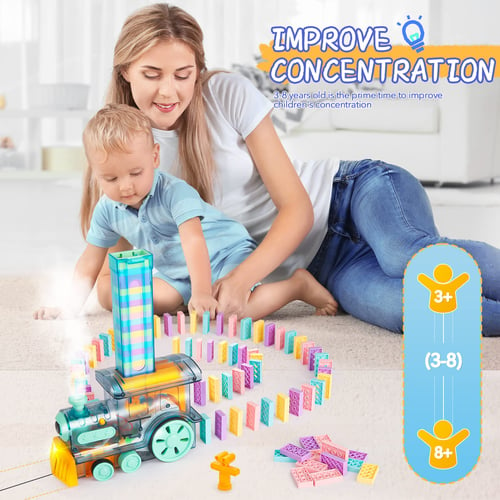 Automatic Domino Train Set