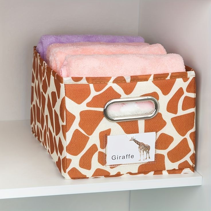 Multifunctional animal pattern cloth storage box