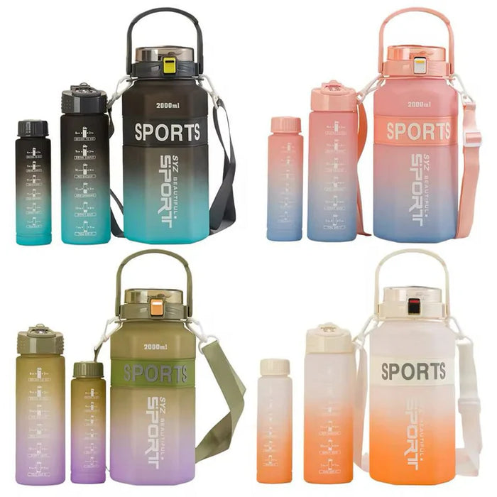 Sport Water Bottle 3-pieces set