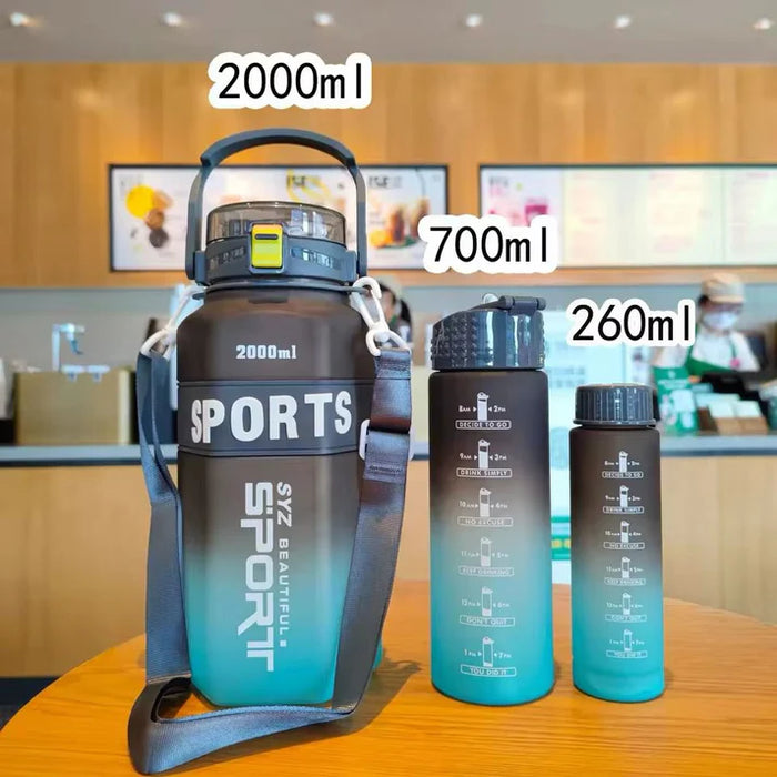 Sport Water Bottle 3-pieces set