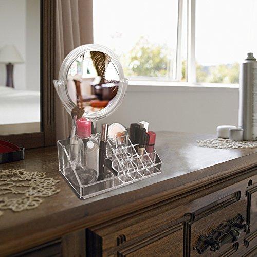 Acrylic Makeup Organizer with  Mirror