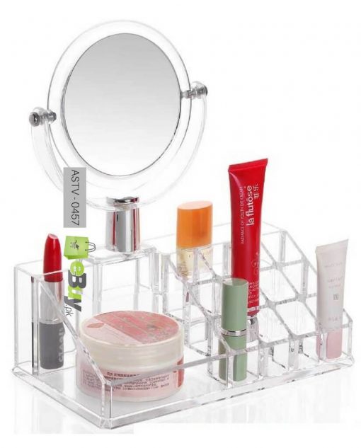 Acrylic Makeup Organizer with  Mirror