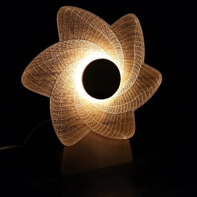 3D Windmill Night Light