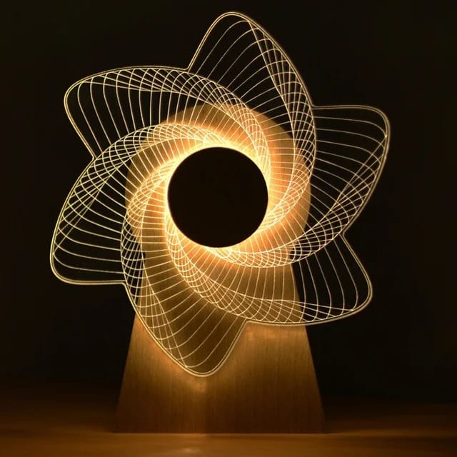 3D Windmill Night Light