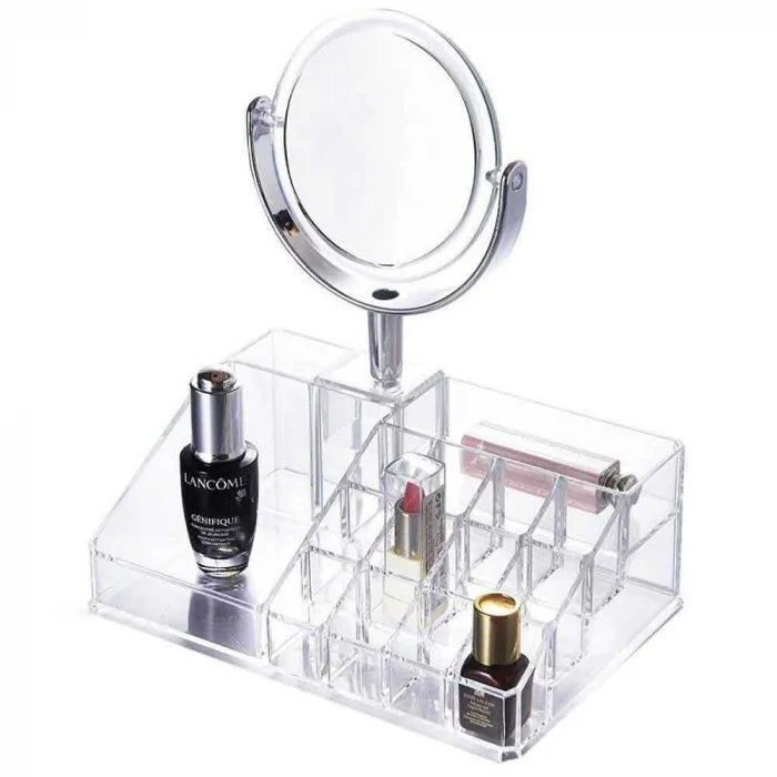 Acrylic Makeup Organizer with  Mirror